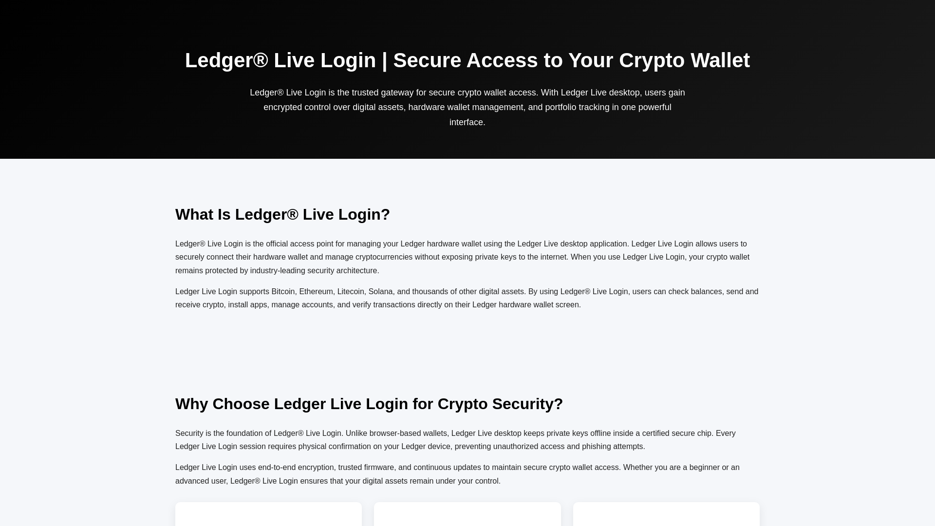 website screenshot of https://ledgger-live-guide.pages.dev
