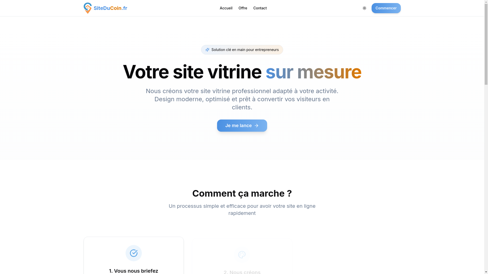 website screenshot of https://siteducoin-fr.pages.dev/