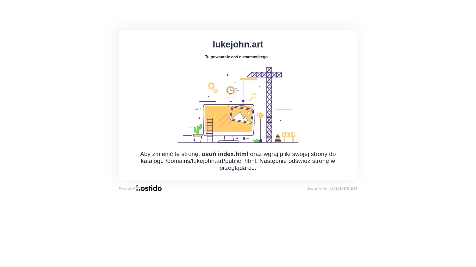 website screenshot of https://lukejohn.art/