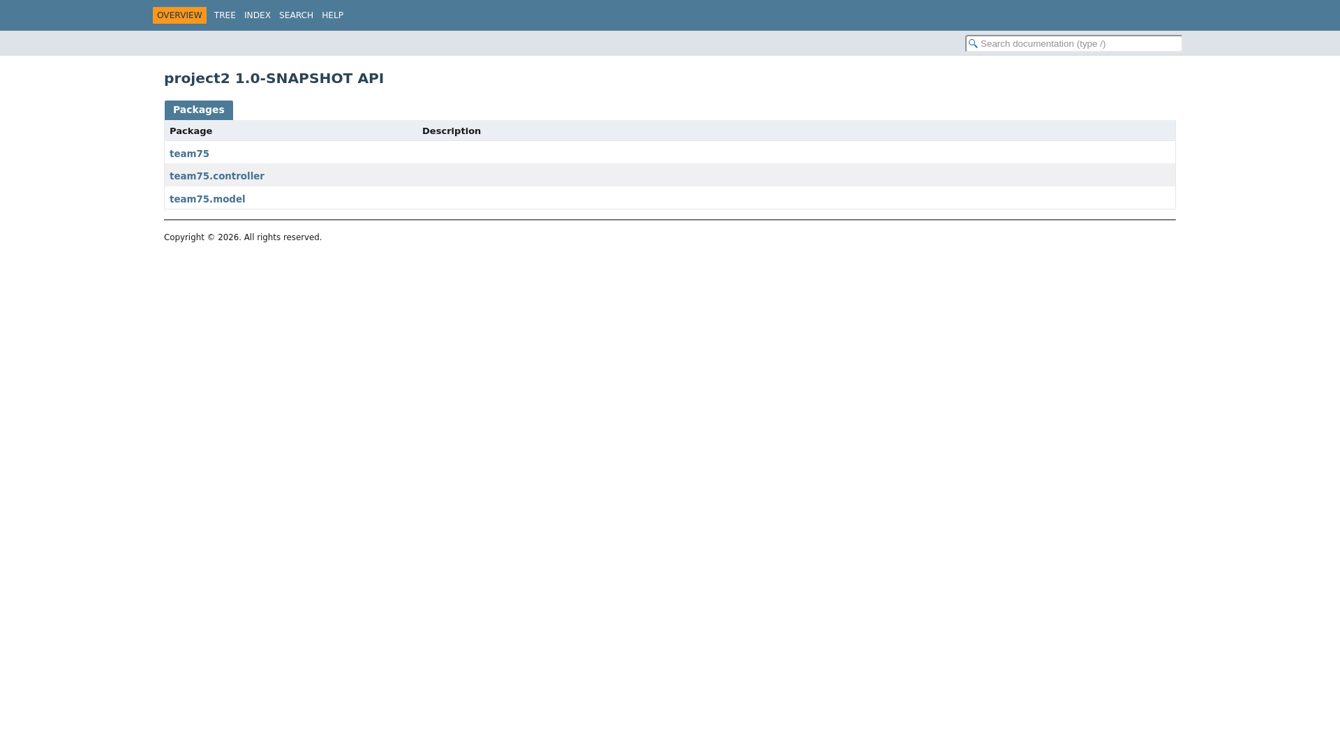 website screenshot of https://team-75-project-2-javadocs.pages.dev/