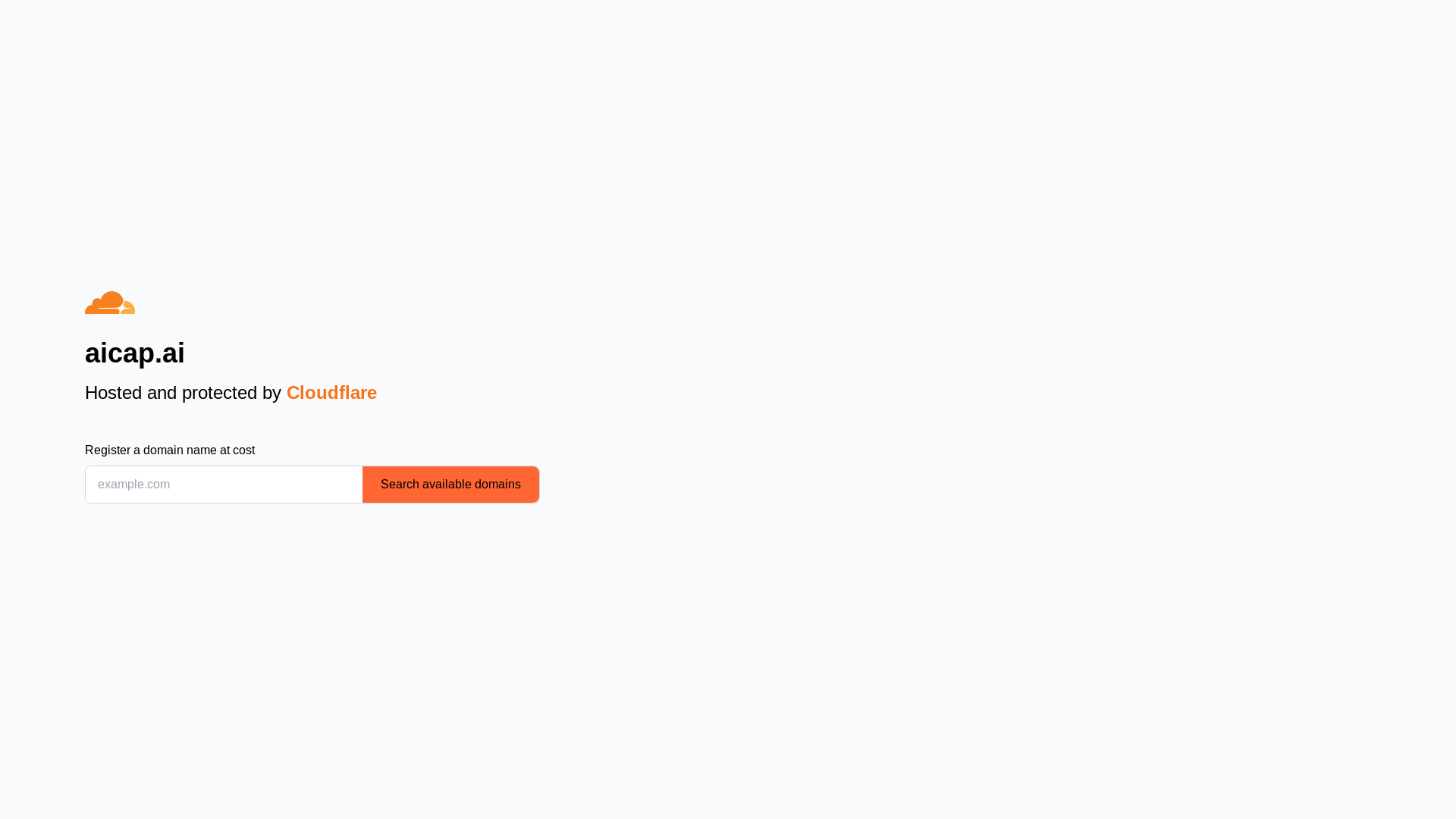 website screenshot of https://aicap.ai/