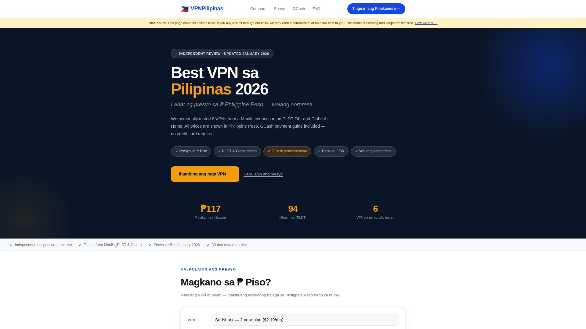 website screenshot of https://vpnph.pages.dev/