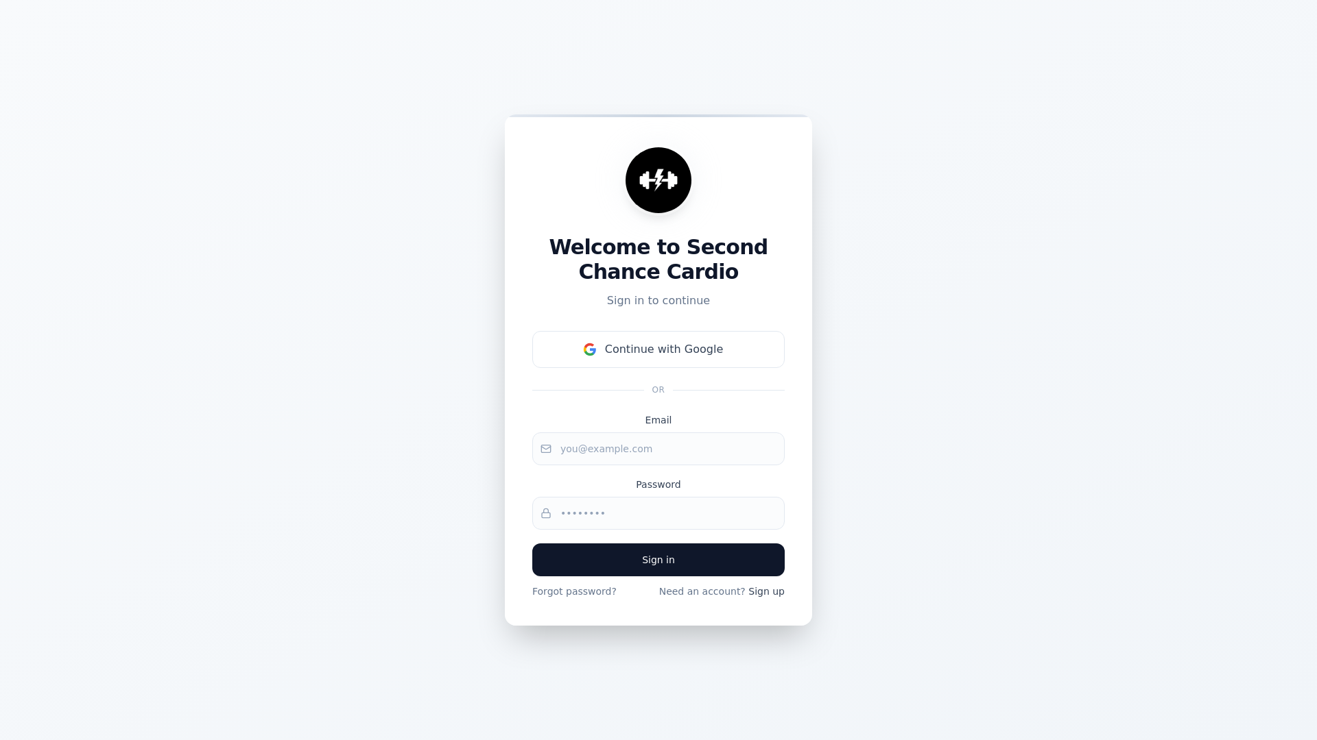 website screenshot of https://2ndchancecardio.com/