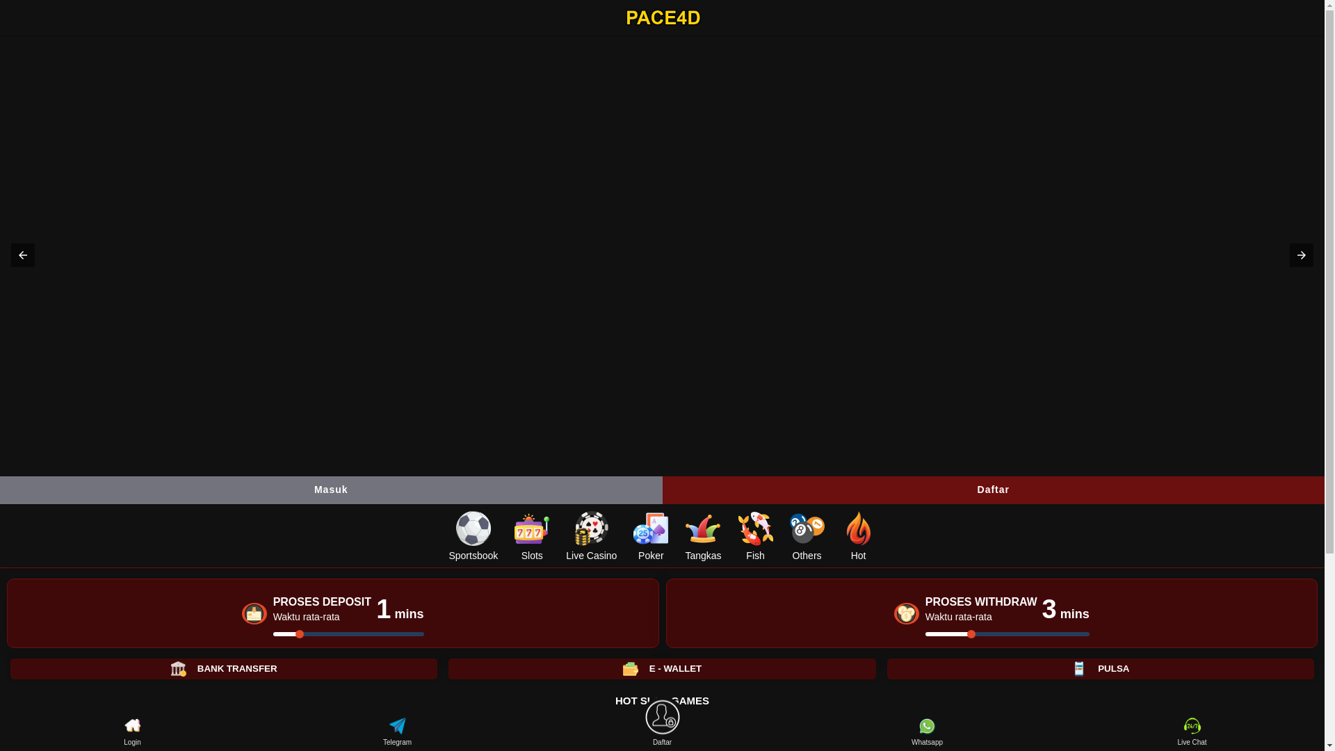 website screenshot of https://pace4d.net/