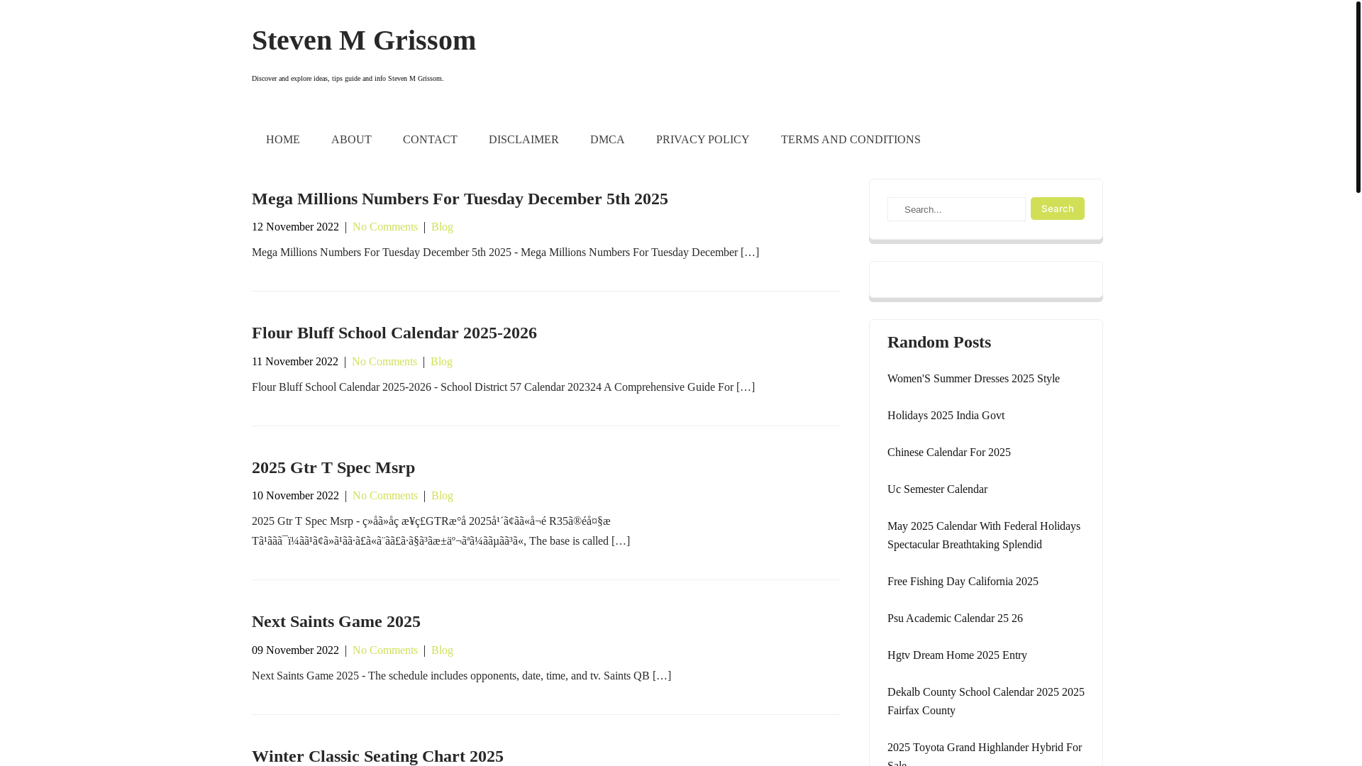 website screenshot of https://stevenmgrissomc.pages.dev/