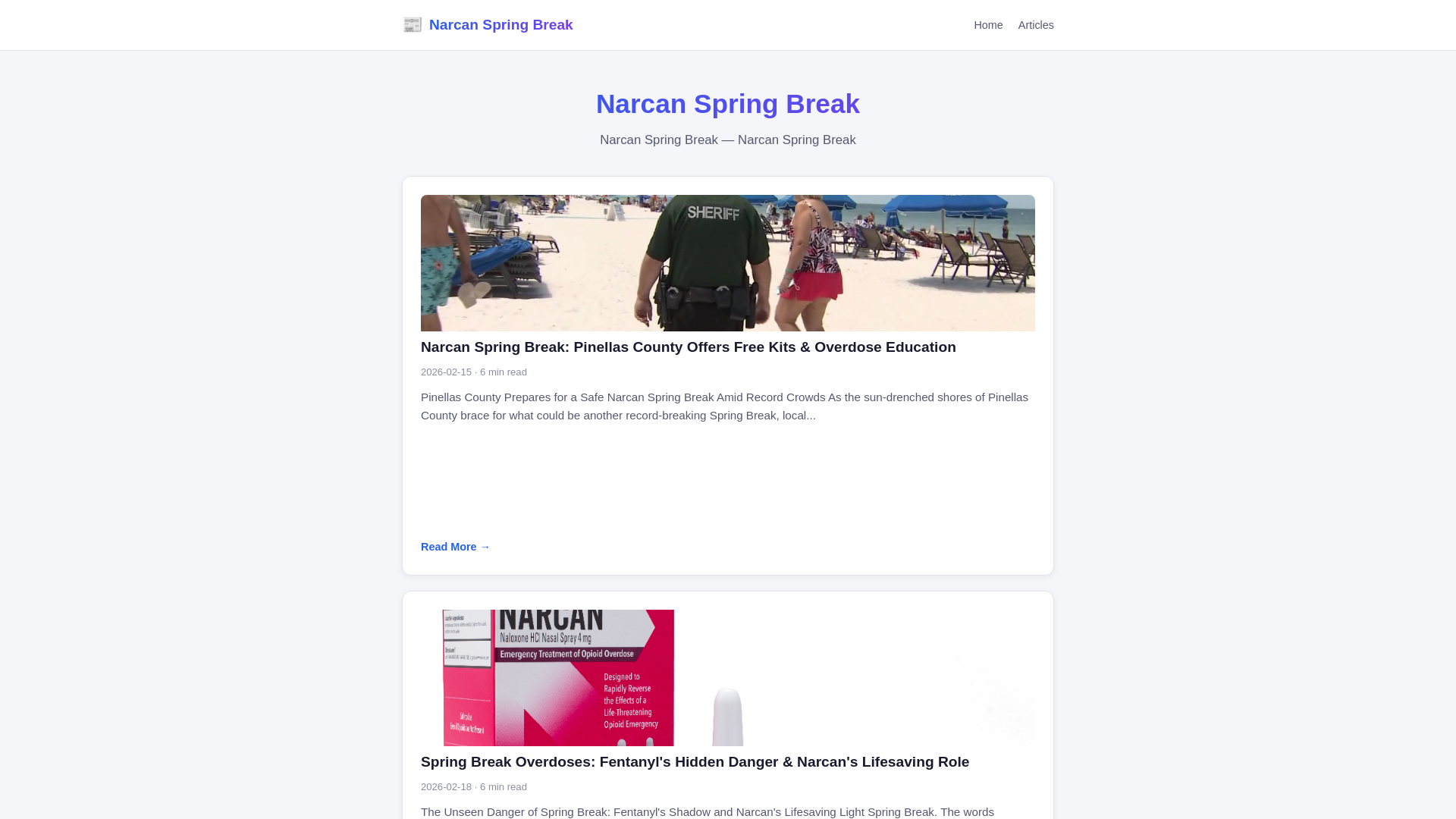 website screenshot of https://narcan-spring-break.pages.dev/