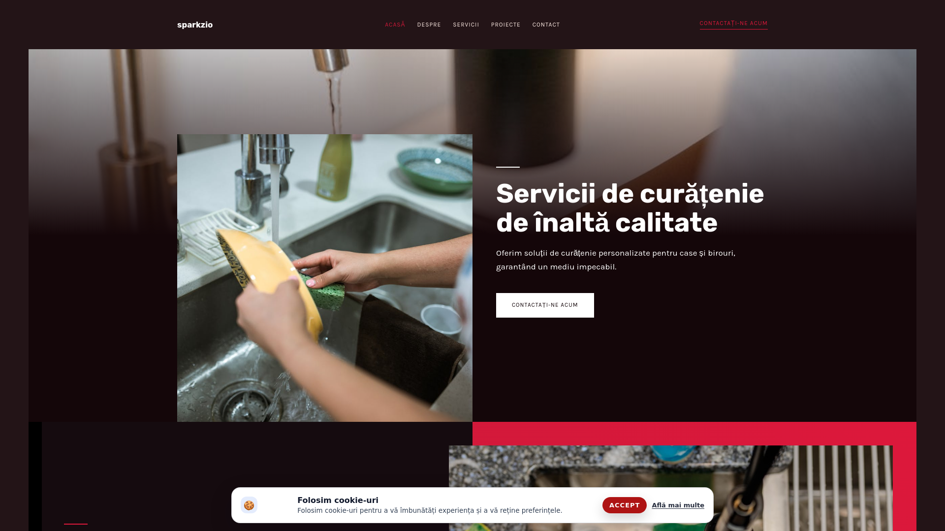 website screenshot of https://sparkzio.cc/