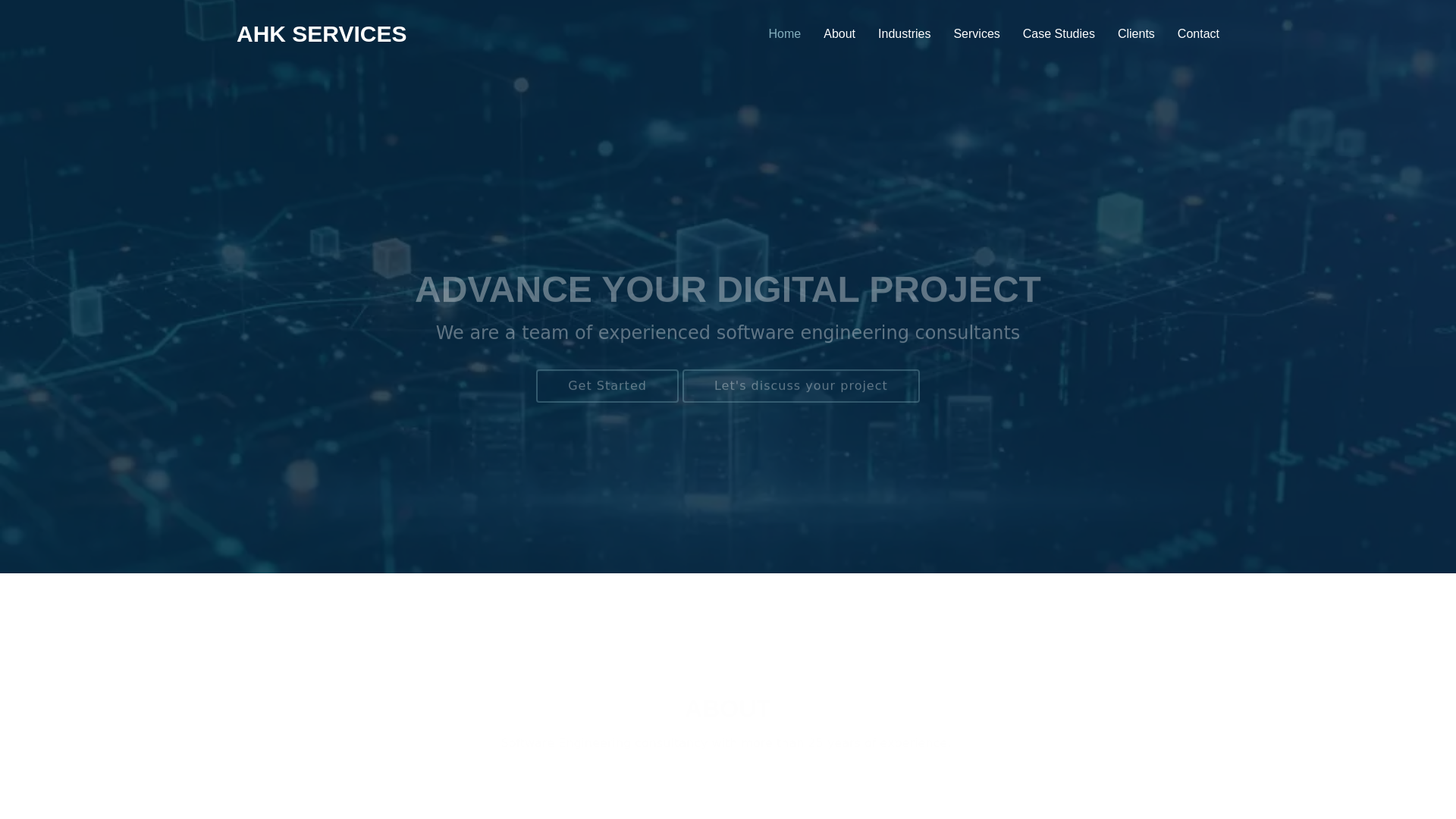 website screenshot of https://ahkservices-website.pages.dev/