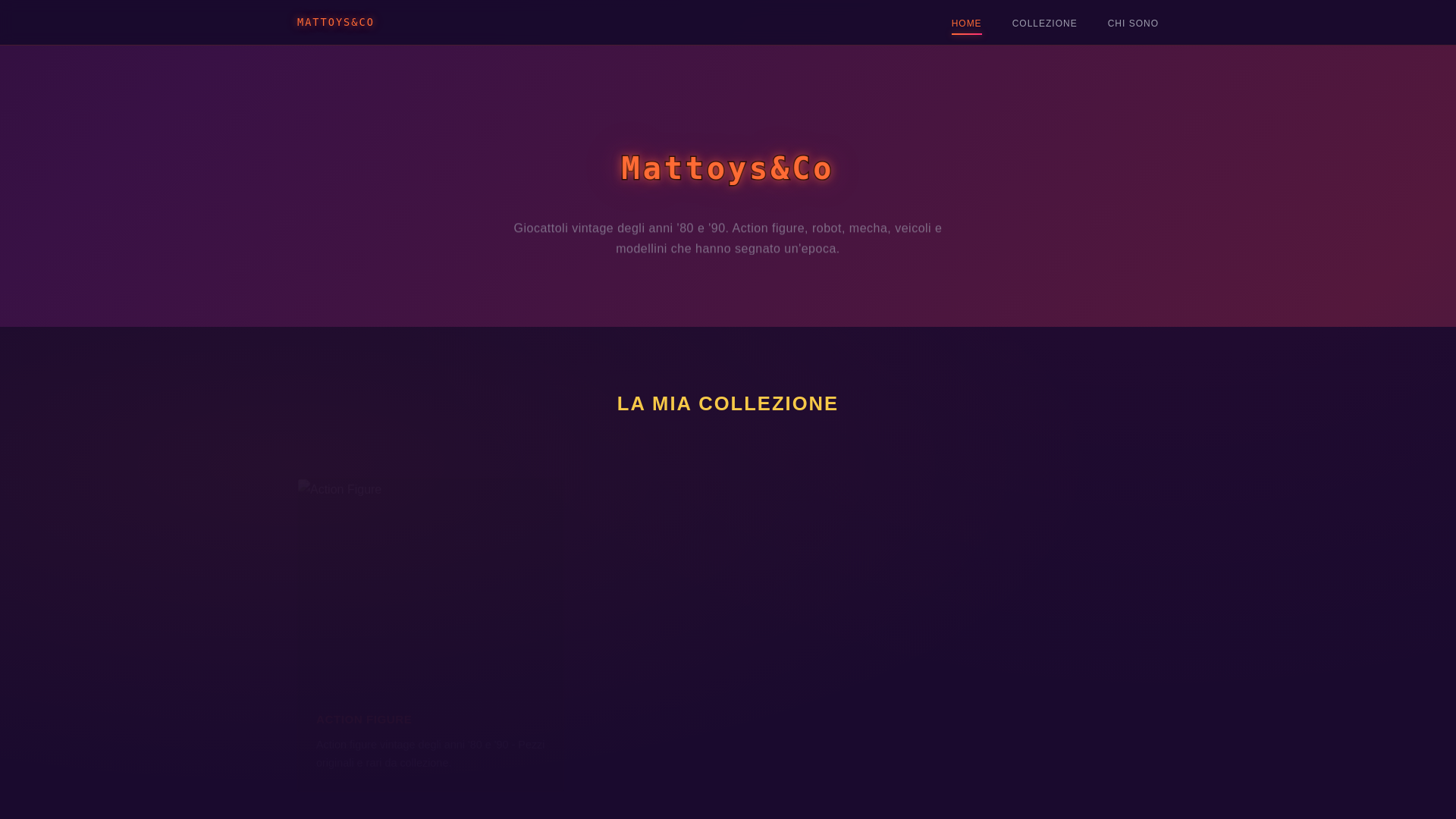 website screenshot of https://mattoys.it/