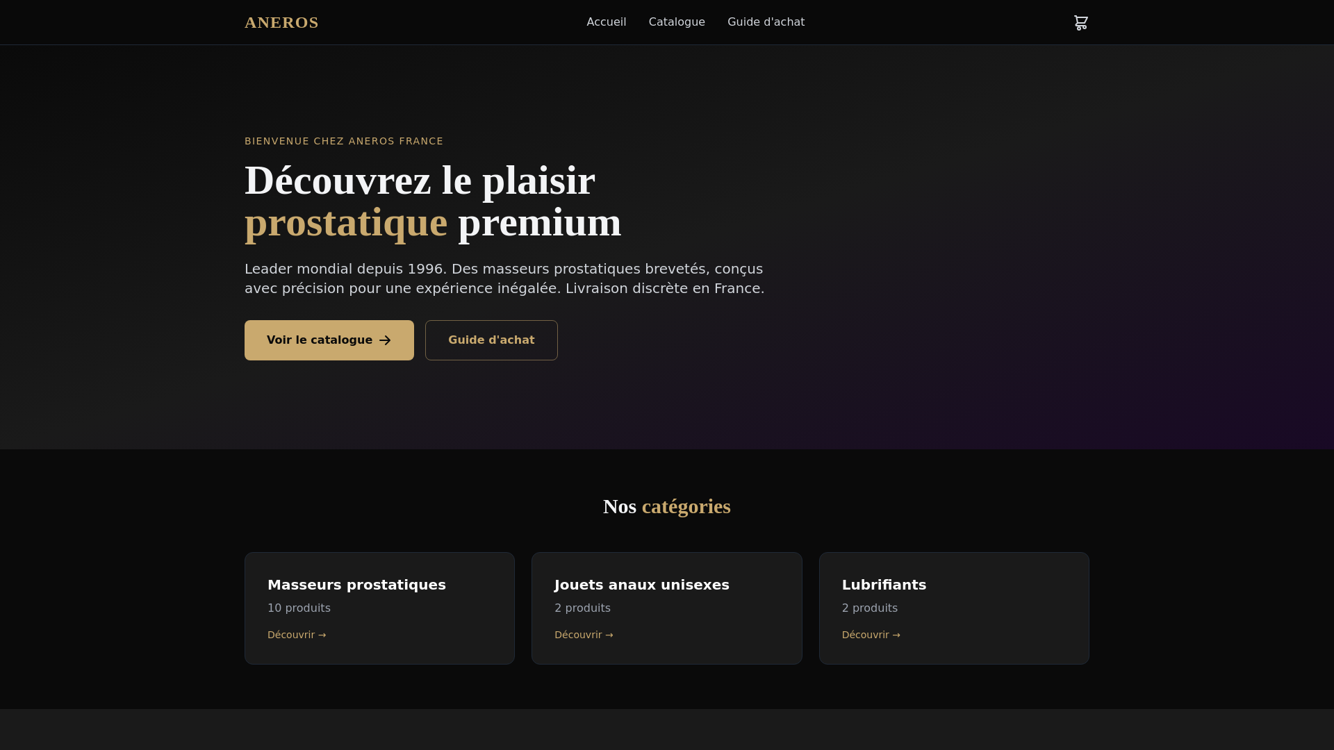 website screenshot of https://aneros-fr.pages.dev/