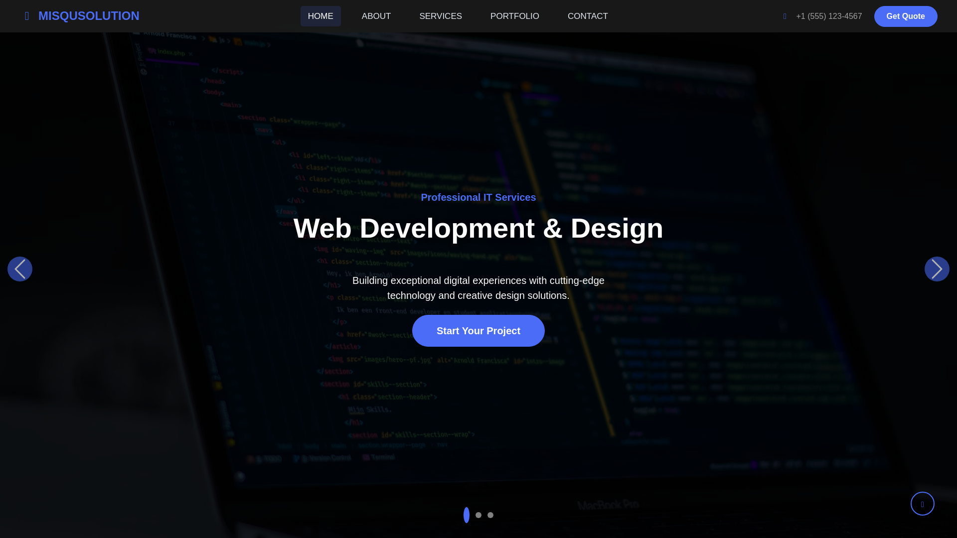 website screenshot of https://misqusolution.com/