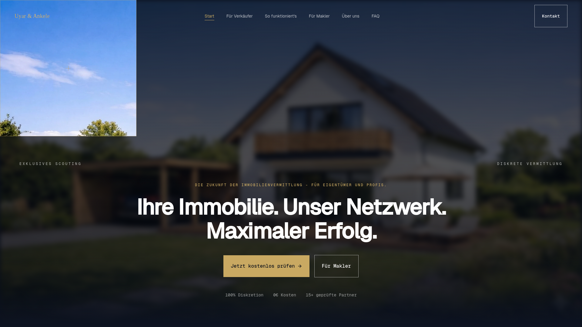 website screenshot of https://uyar-ankele.de/