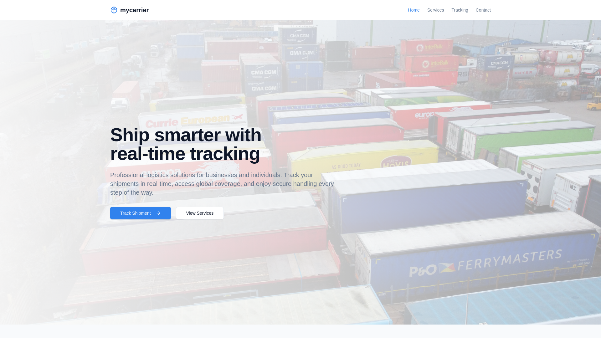 website screenshot of https://mycarrierr.com/