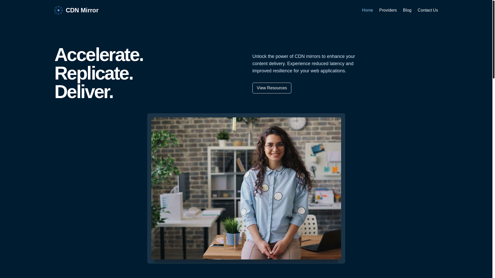 website screenshot of https://cdn-mirror-website.pages.dev/