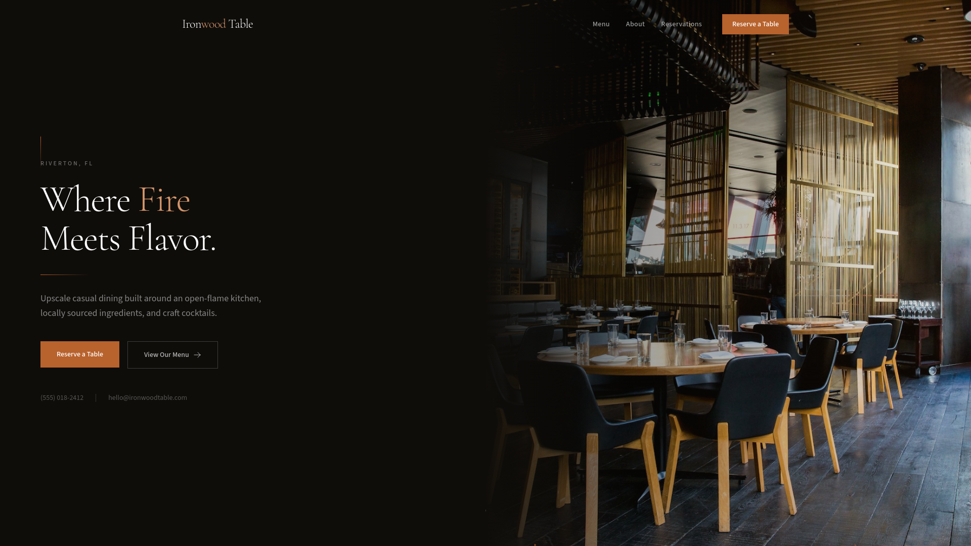 website screenshot of https://ironwood-table.pages.dev/