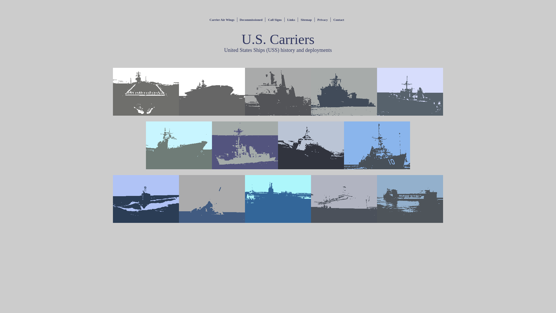 website screenshot of https://uscarriers.net/