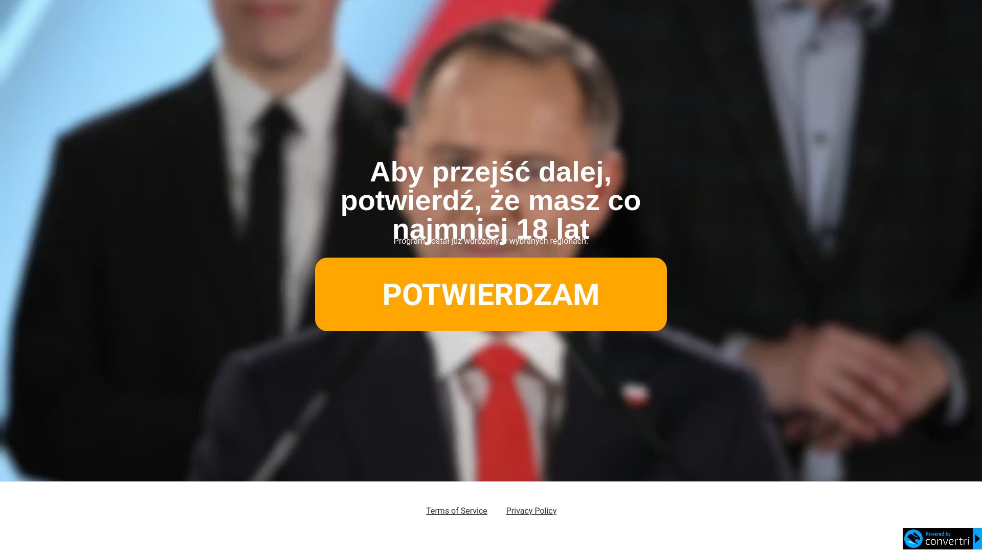 website screenshot of https://codzienneekspres.convertri.com