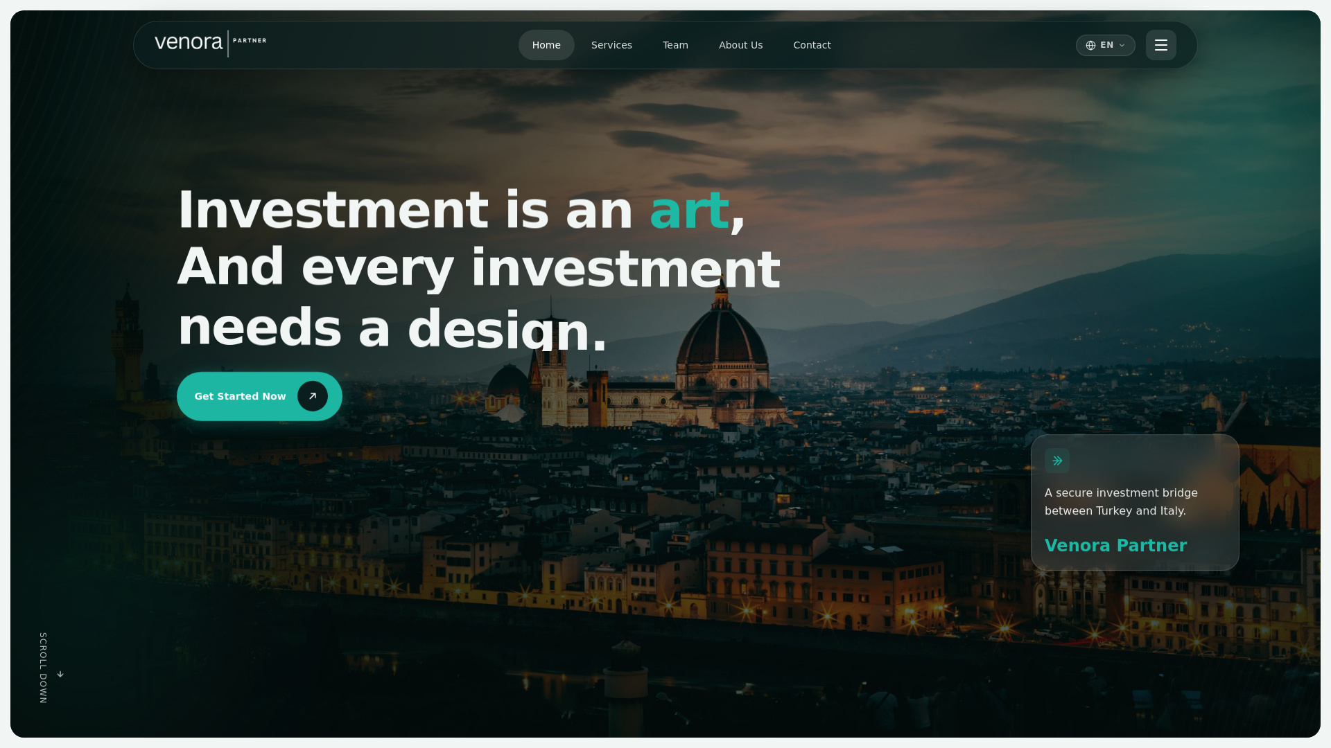website screenshot of https://venora.pages.dev/