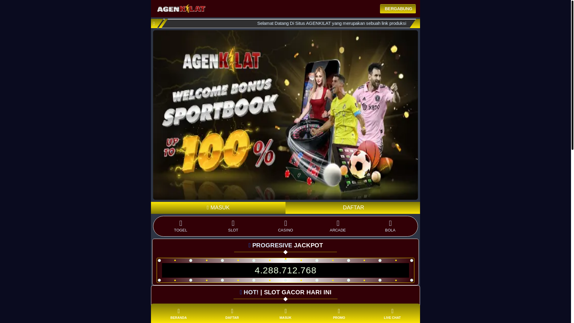 website screenshot of https://menyalaagenkilat.pages.dev/