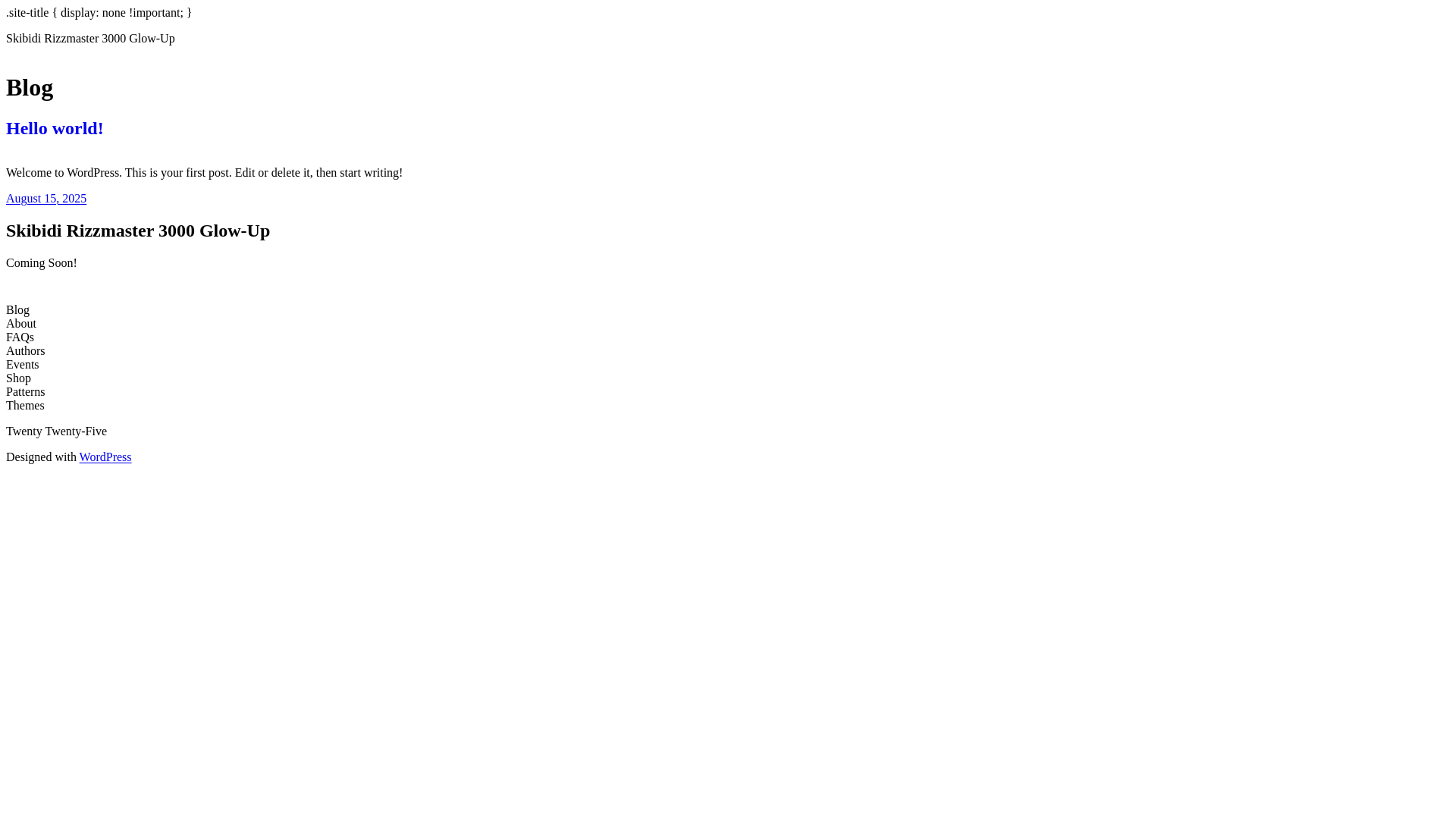 website screenshot of https://rizzmaster.io/