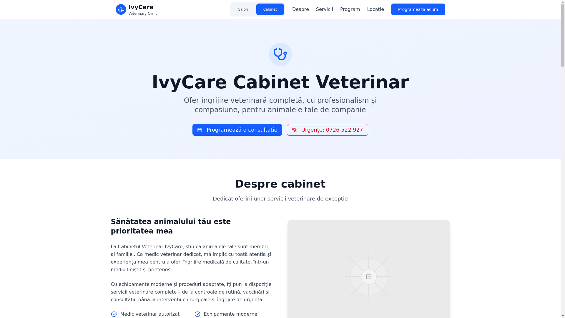 website screenshot of https://ivycare.pages.dev/