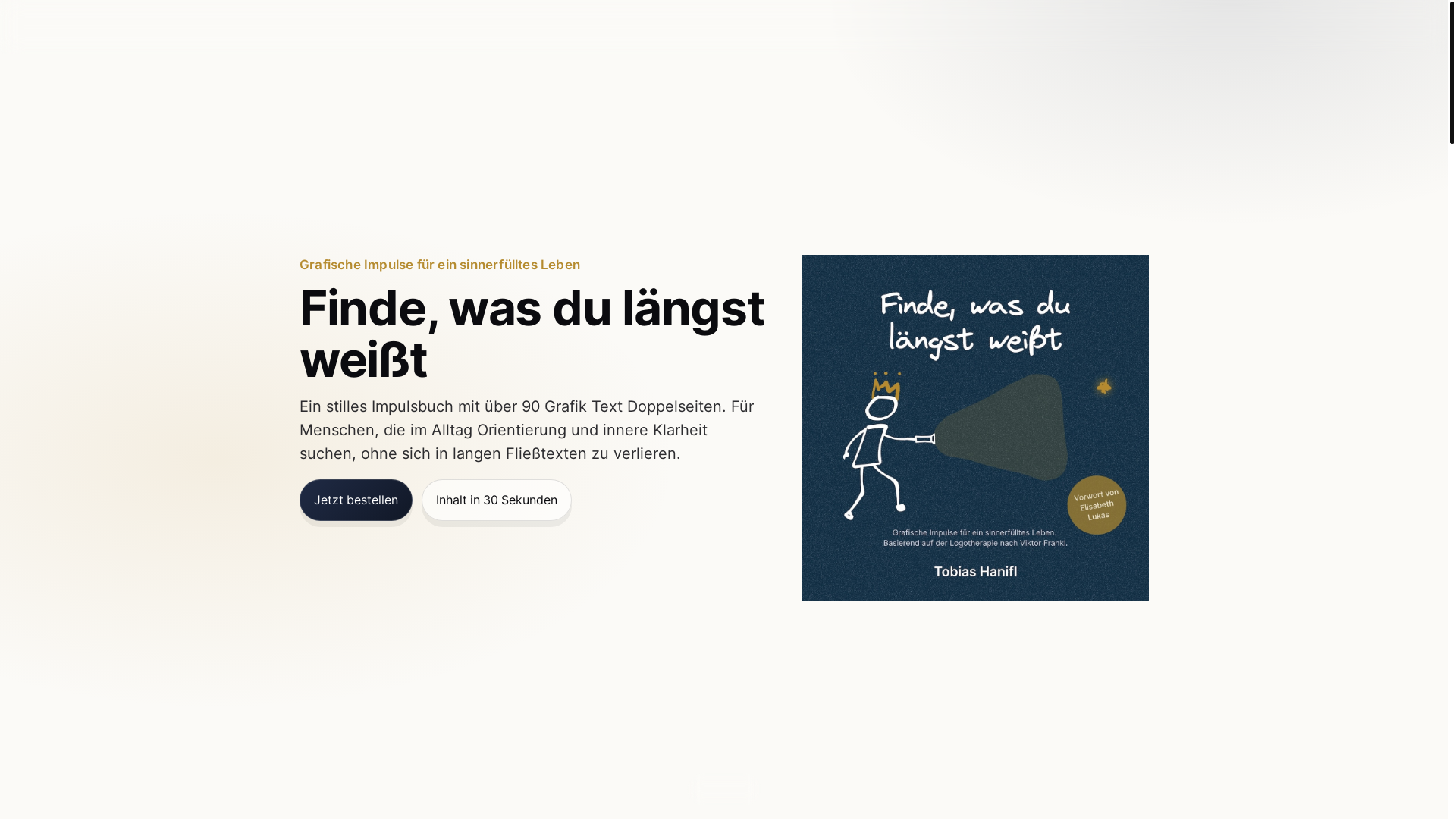 website screenshot of https://goldenerfaden.pages.dev/