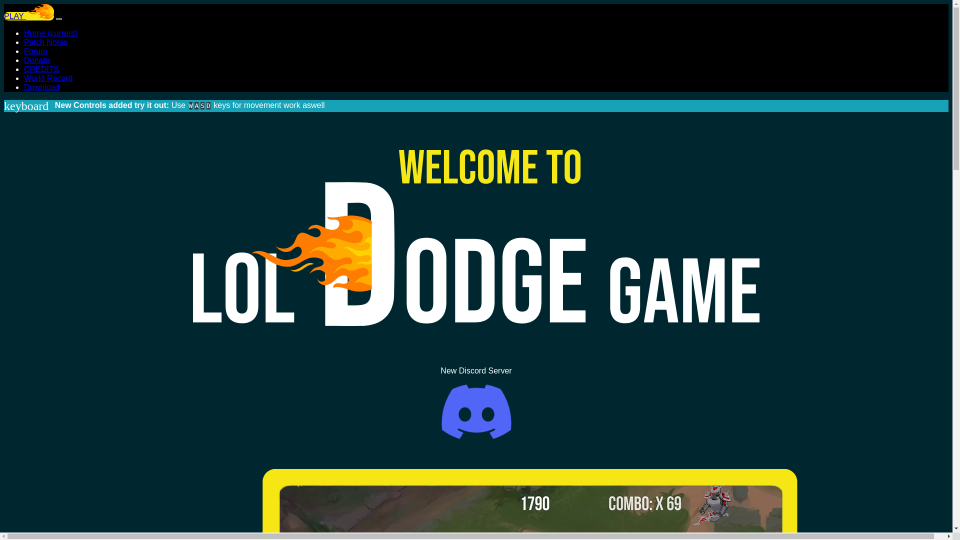 website screenshot of https://loldodgegame-cloudflare.pages.dev/