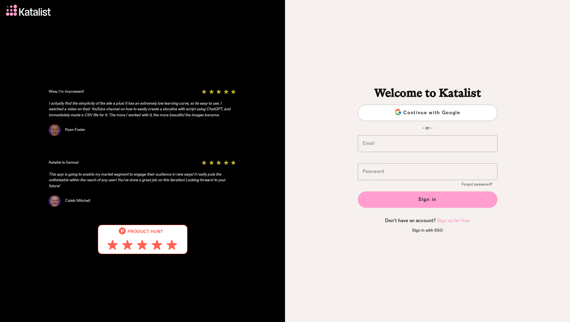 website screenshot of https://katalist-review-env-fix-ltx-video-frames-and-cdn.pages.dev/