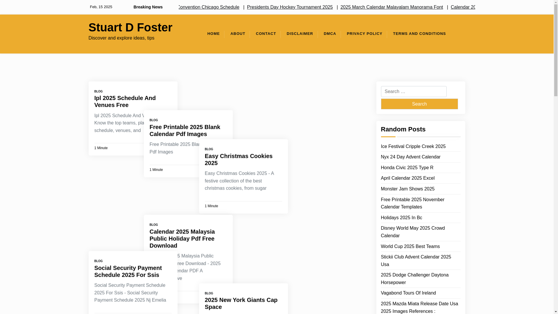 website screenshot of https://stuartdfosterm.pages.dev/