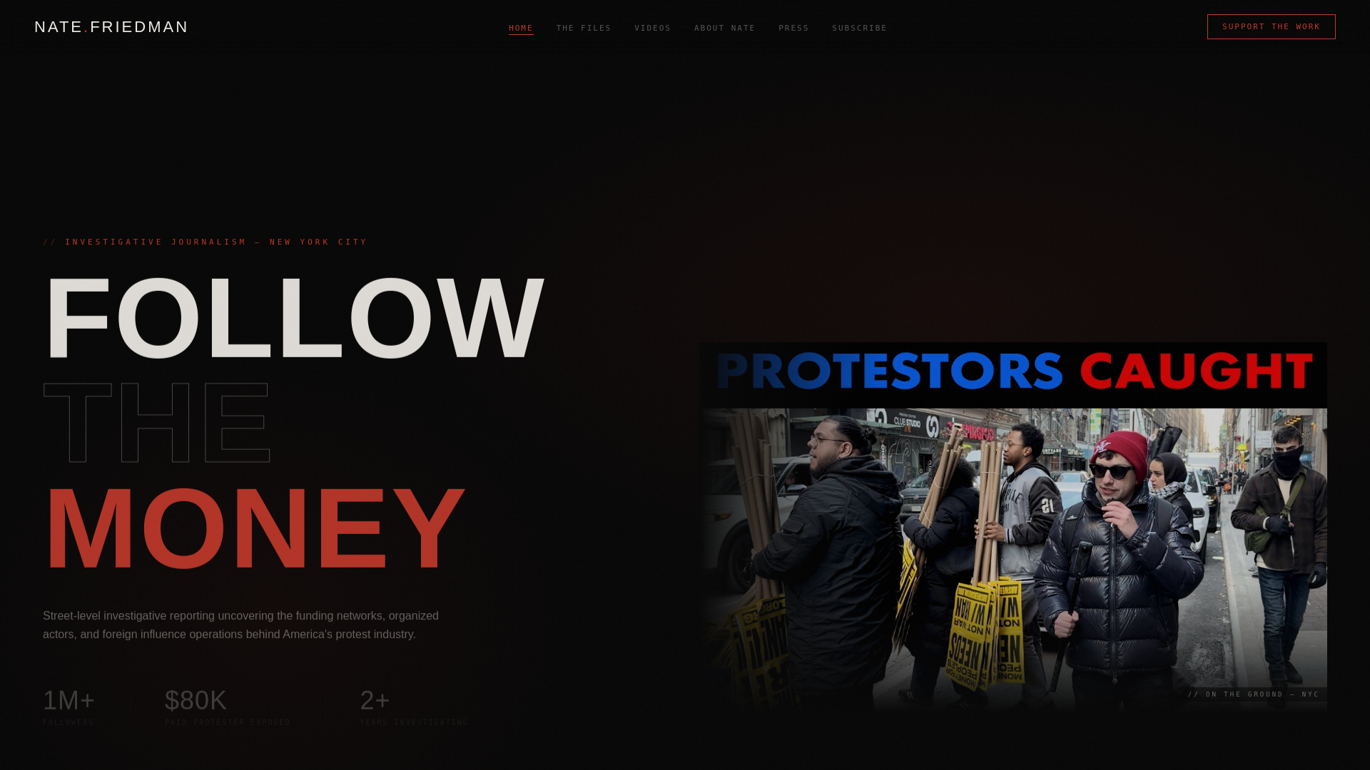 website screenshot of https://nate-friedman-site.pages.dev/
