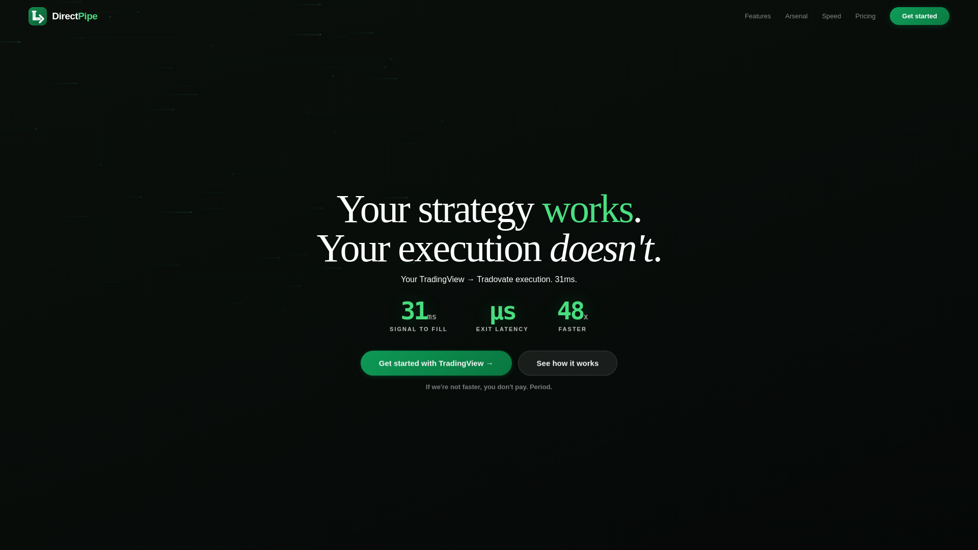 website screenshot of https://directpipeai.com/