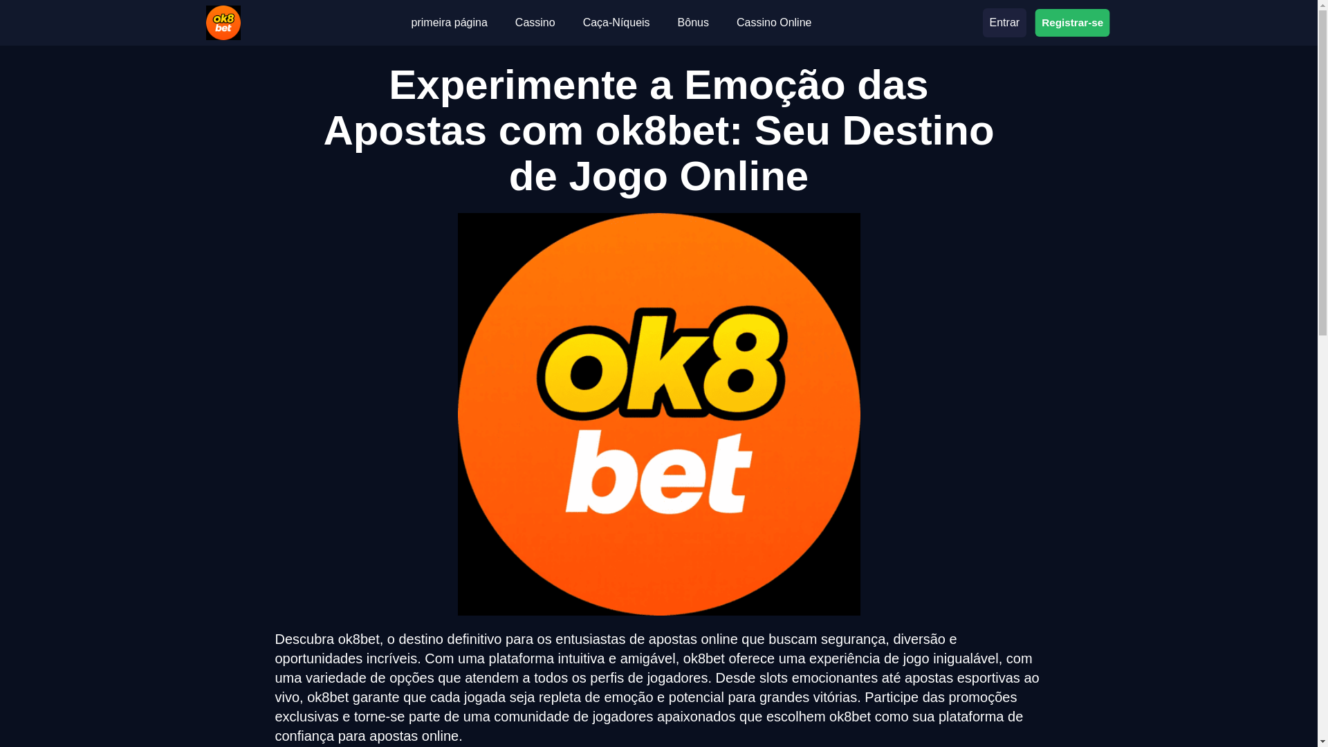 website screenshot of https://ok8bete.com/