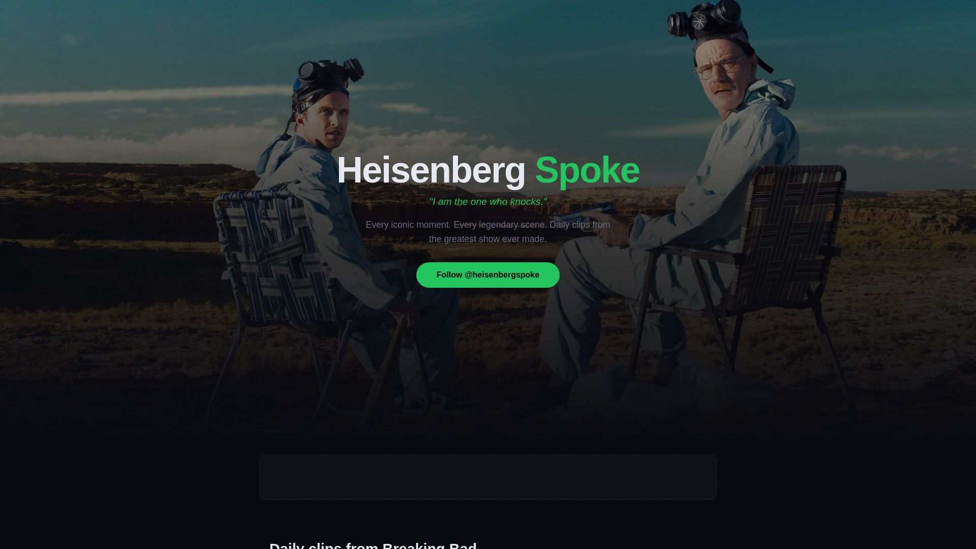 website screenshot of https://heisenbergspoke.pages.dev/