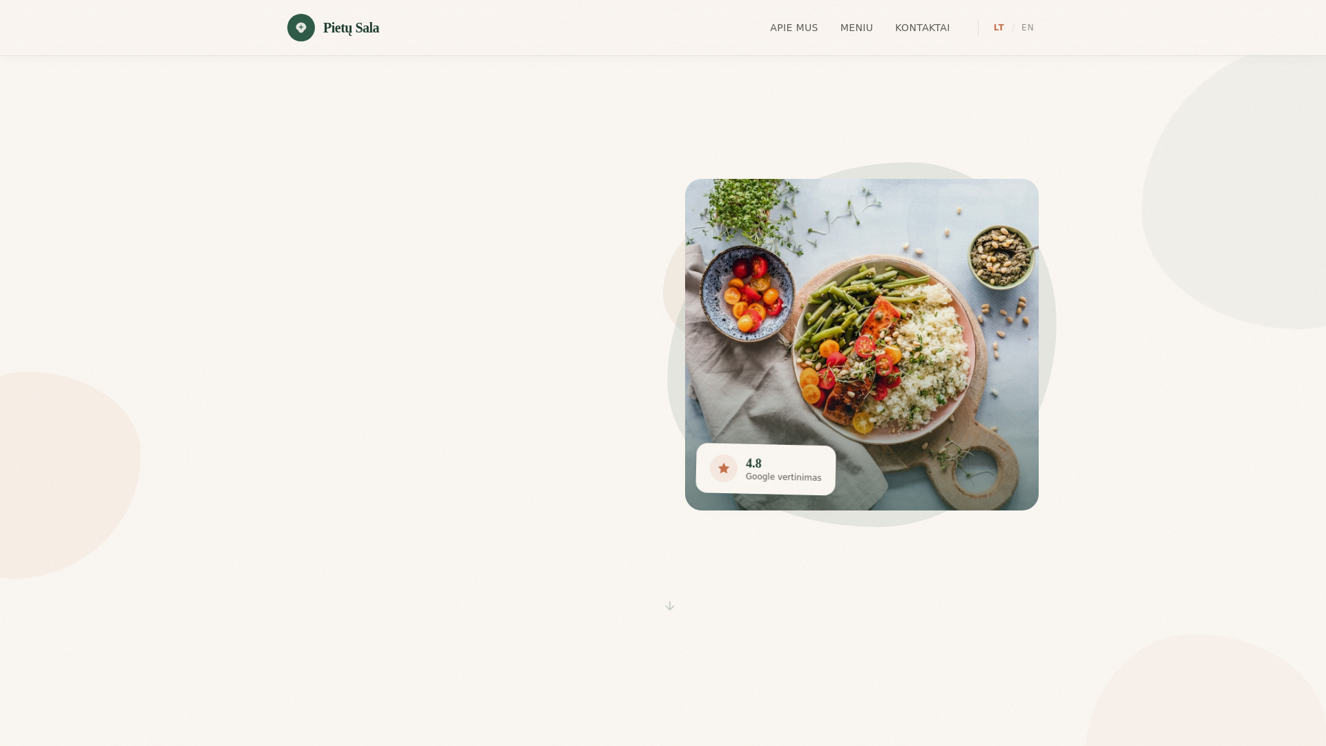 website screenshot of https://pietu-sala-v1.pages.dev/