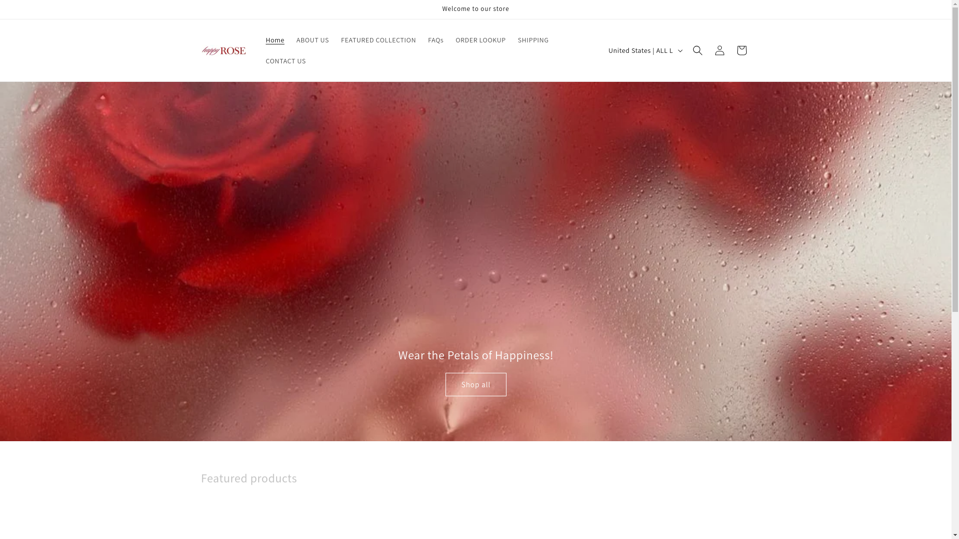 website screenshot of https://likehappyrose.com/