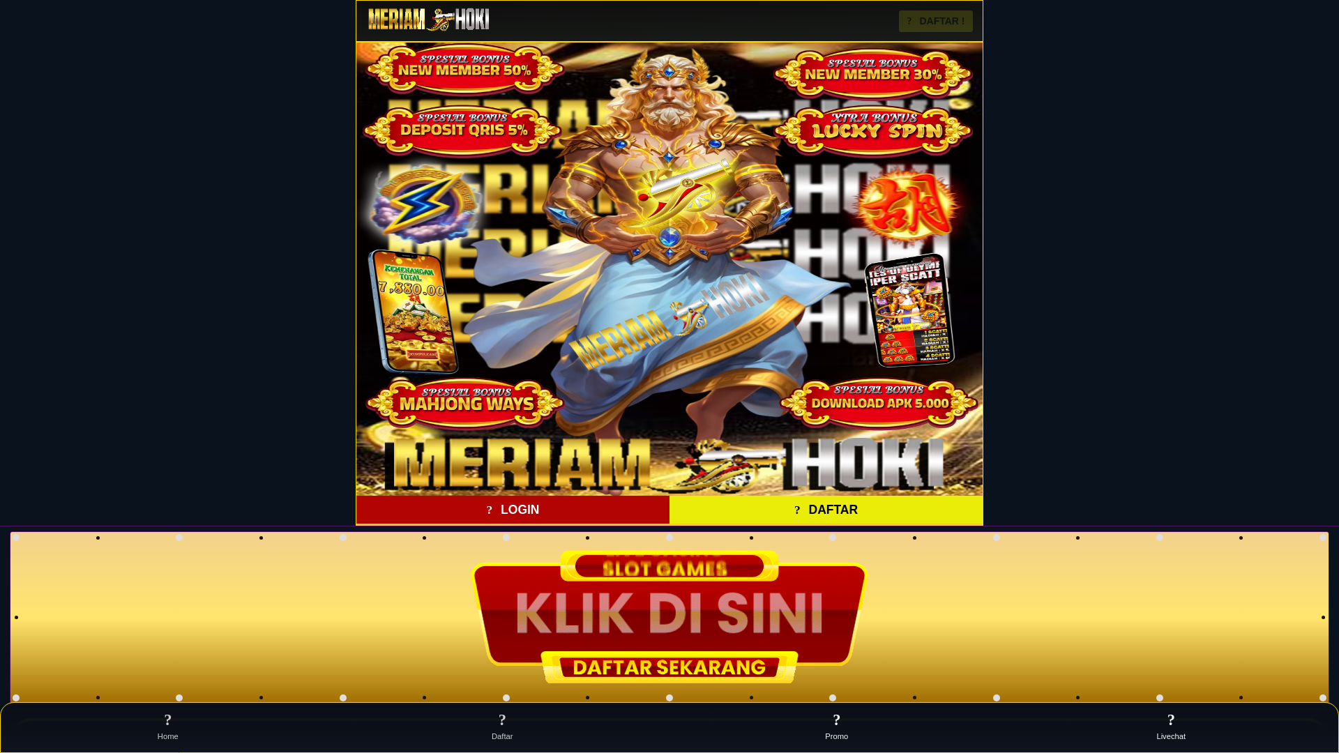 website screenshot of https://satsetmeriamhoki.pages.dev/