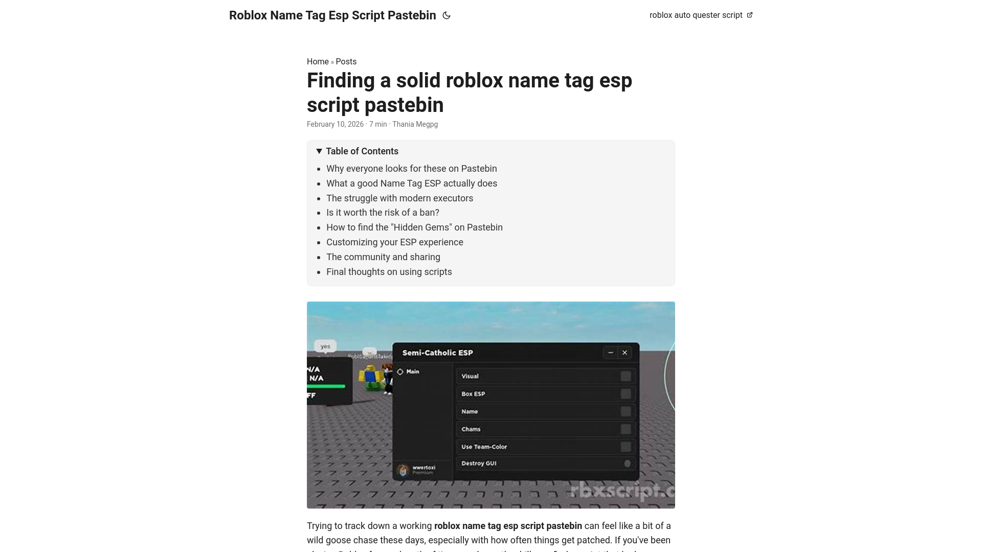 website screenshot of https://roblox-name-tag-esp-script-pastebin.pages.dev/