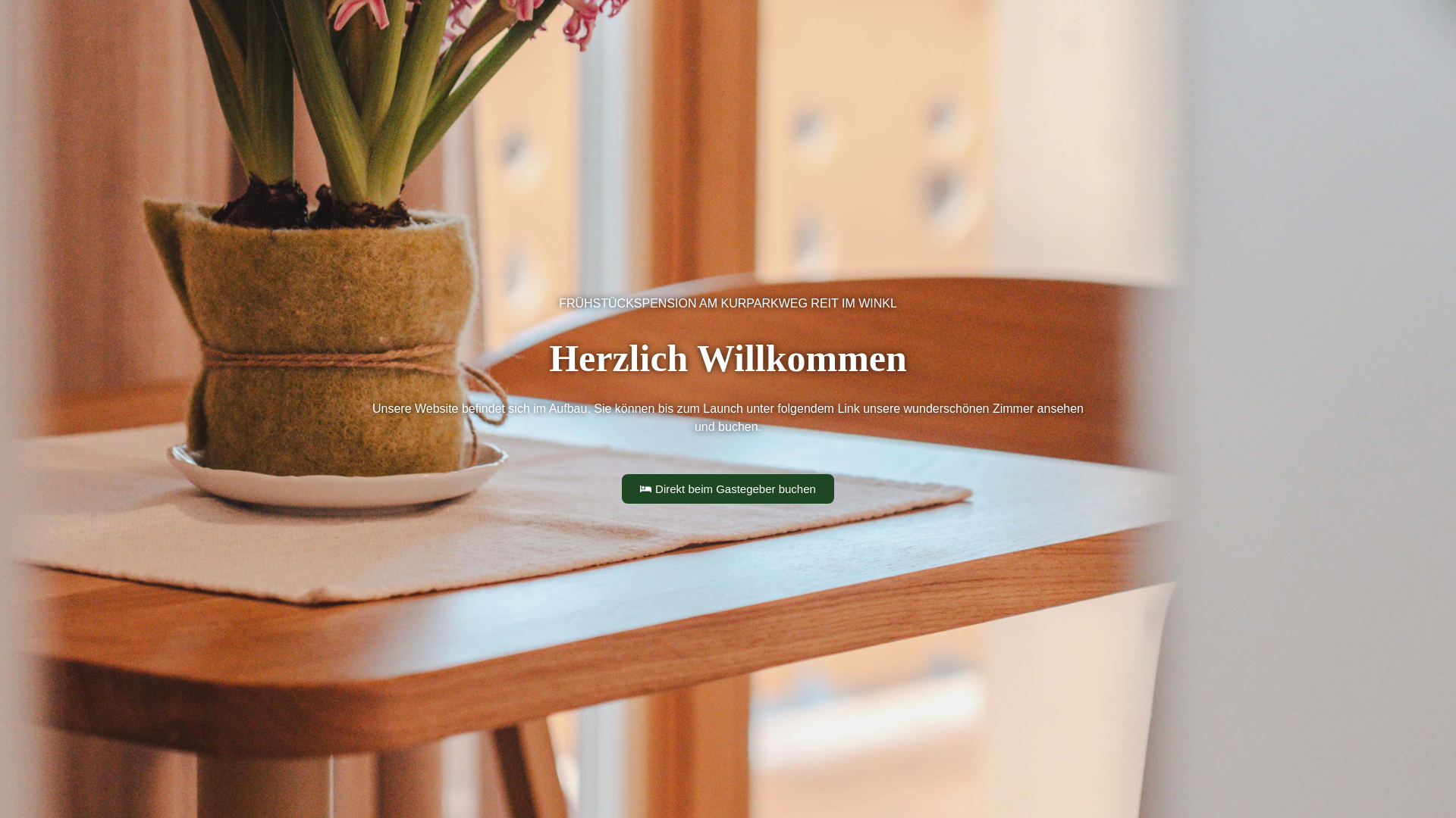 website screenshot of https://gaestehaus-kurparkweg.de