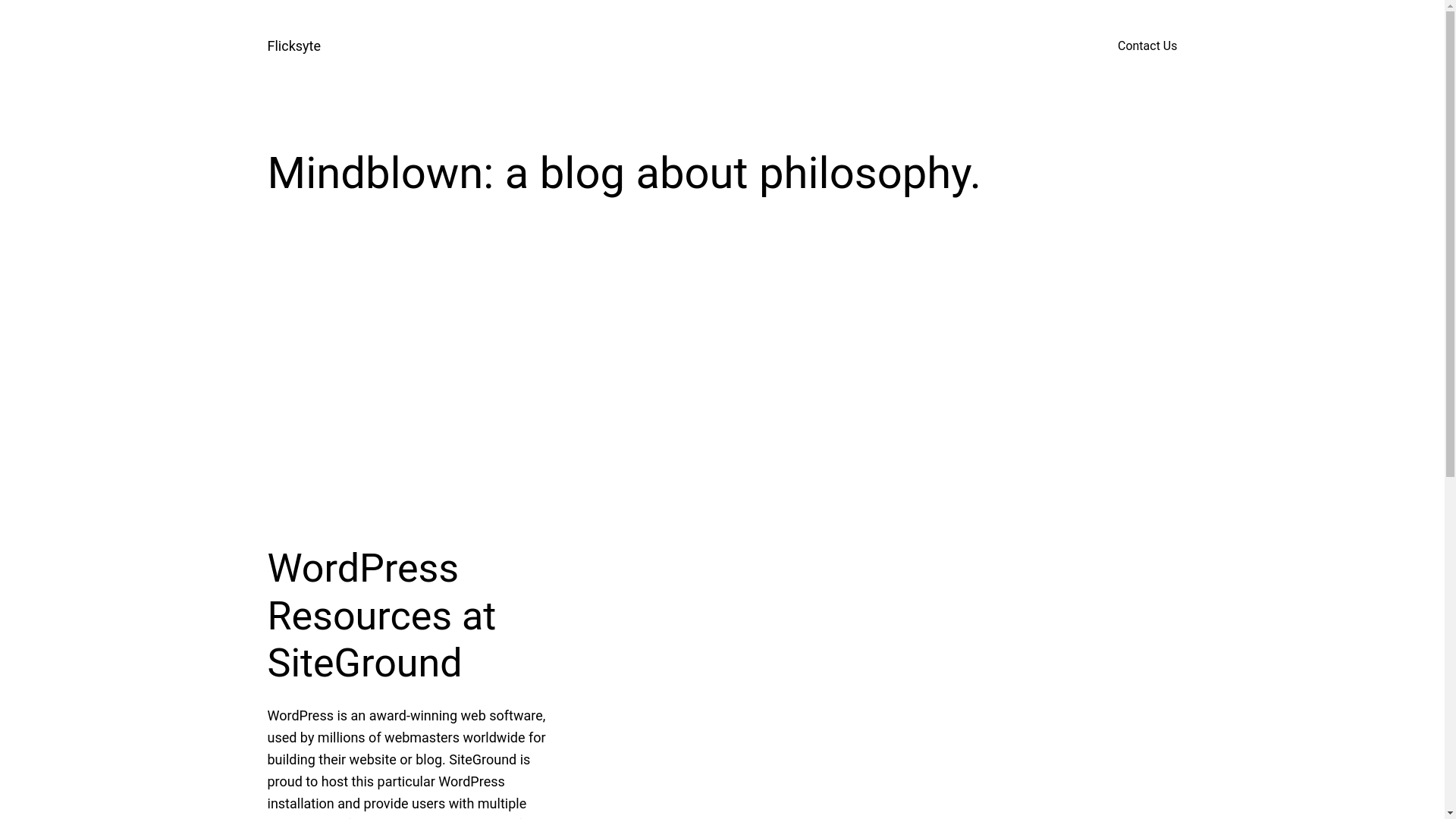 website screenshot of https://flicksyte.com/