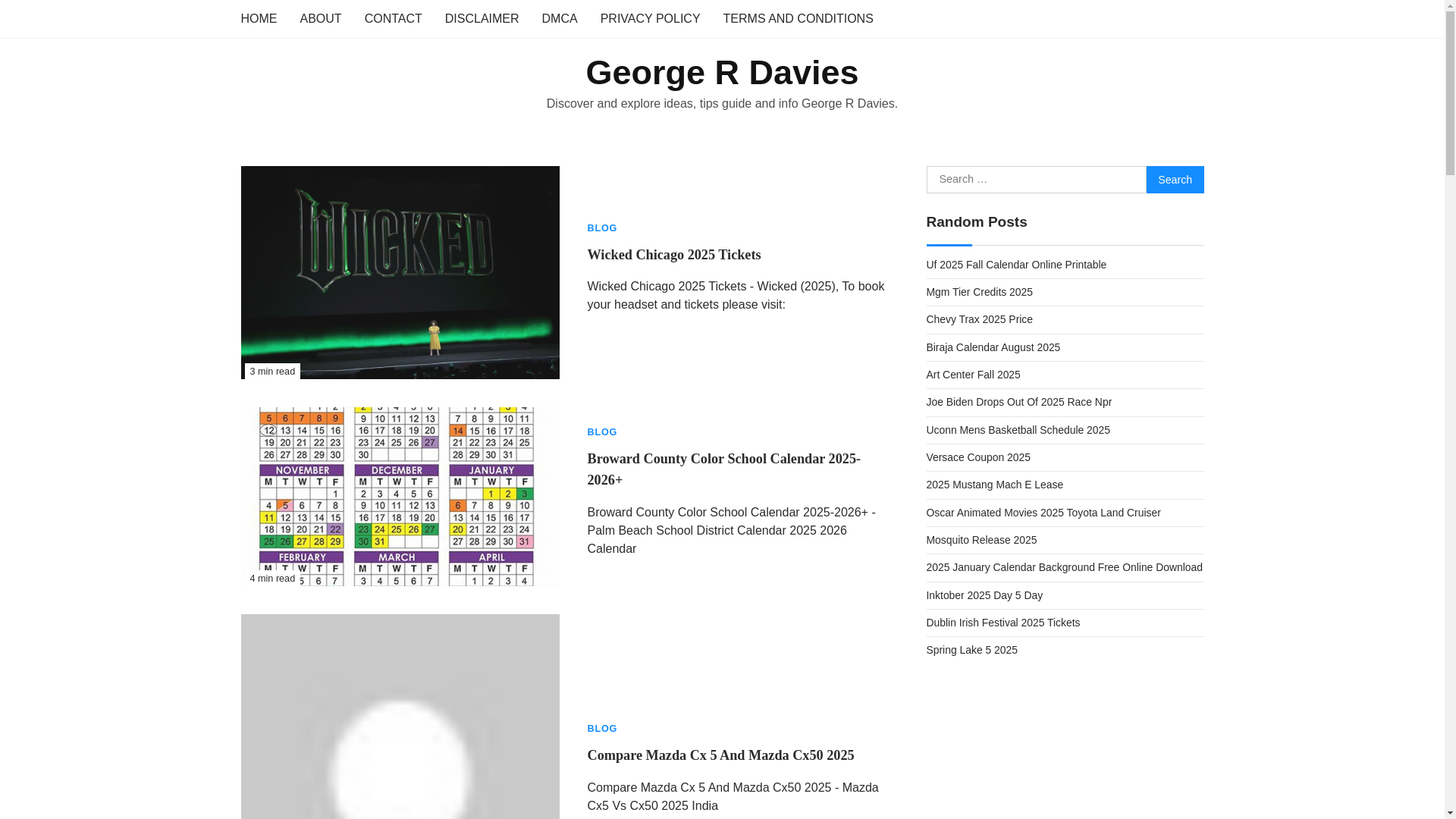 website screenshot of https://georgerdaviesw.pages.dev/