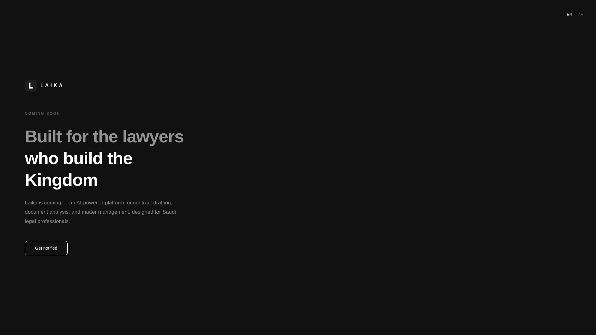 website screenshot of https://laika-legal.pages.dev/