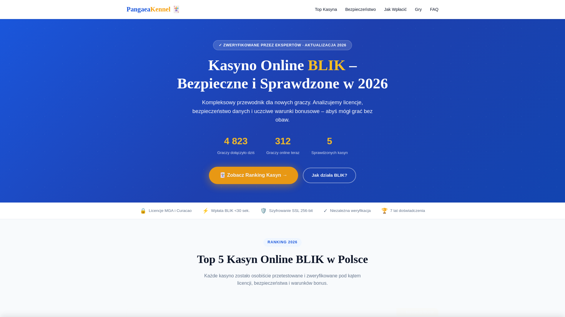 website screenshot of https://pangeakennel-pl.pages.dev/
