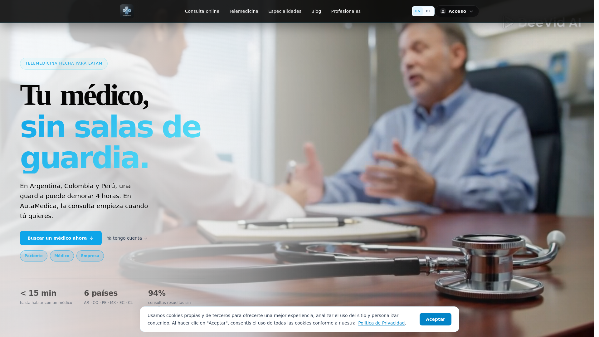 website screenshot of https://autamedica-companies-drl.pages.dev/