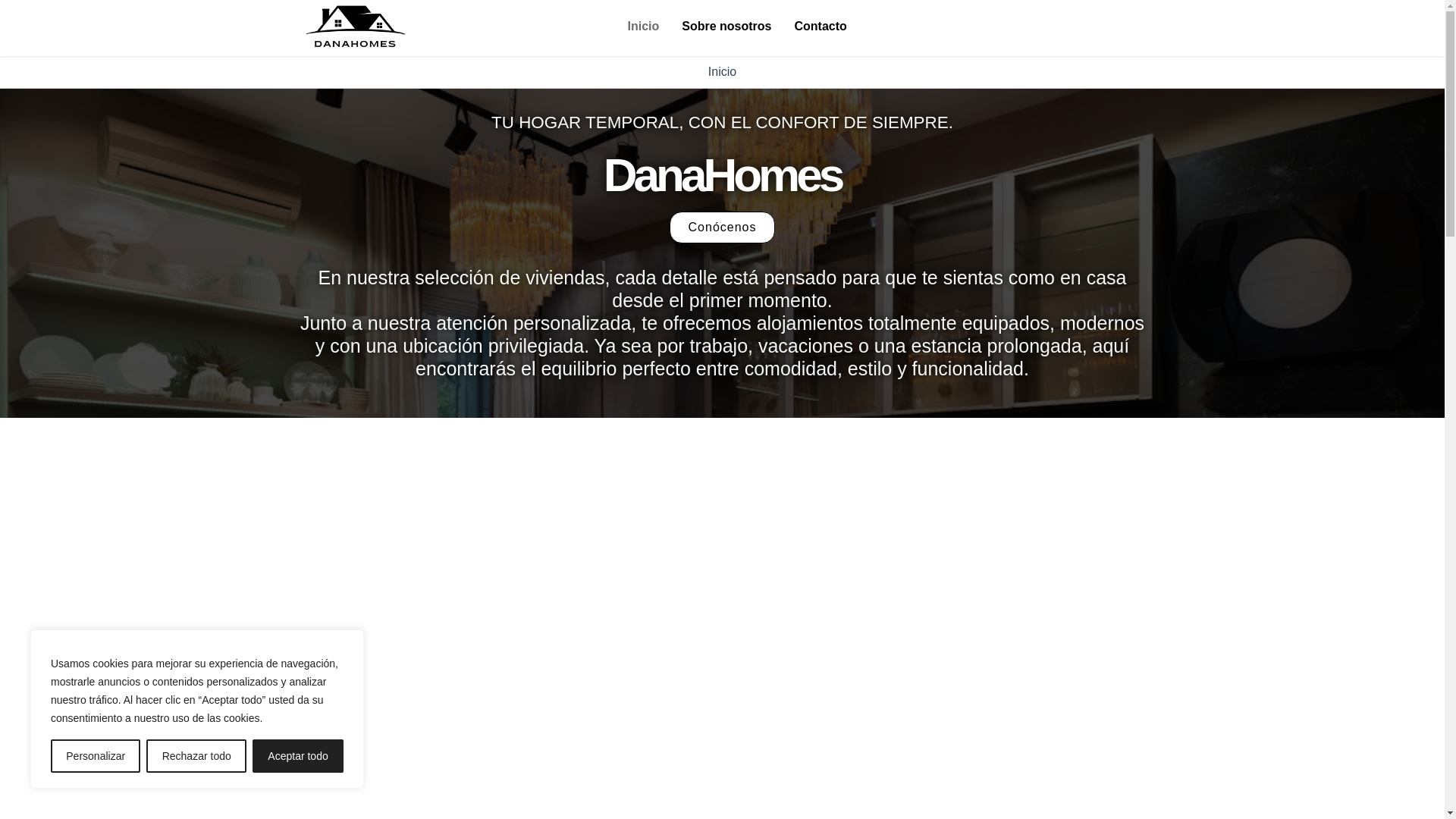 website screenshot of https://danahomesmalaga.com/
