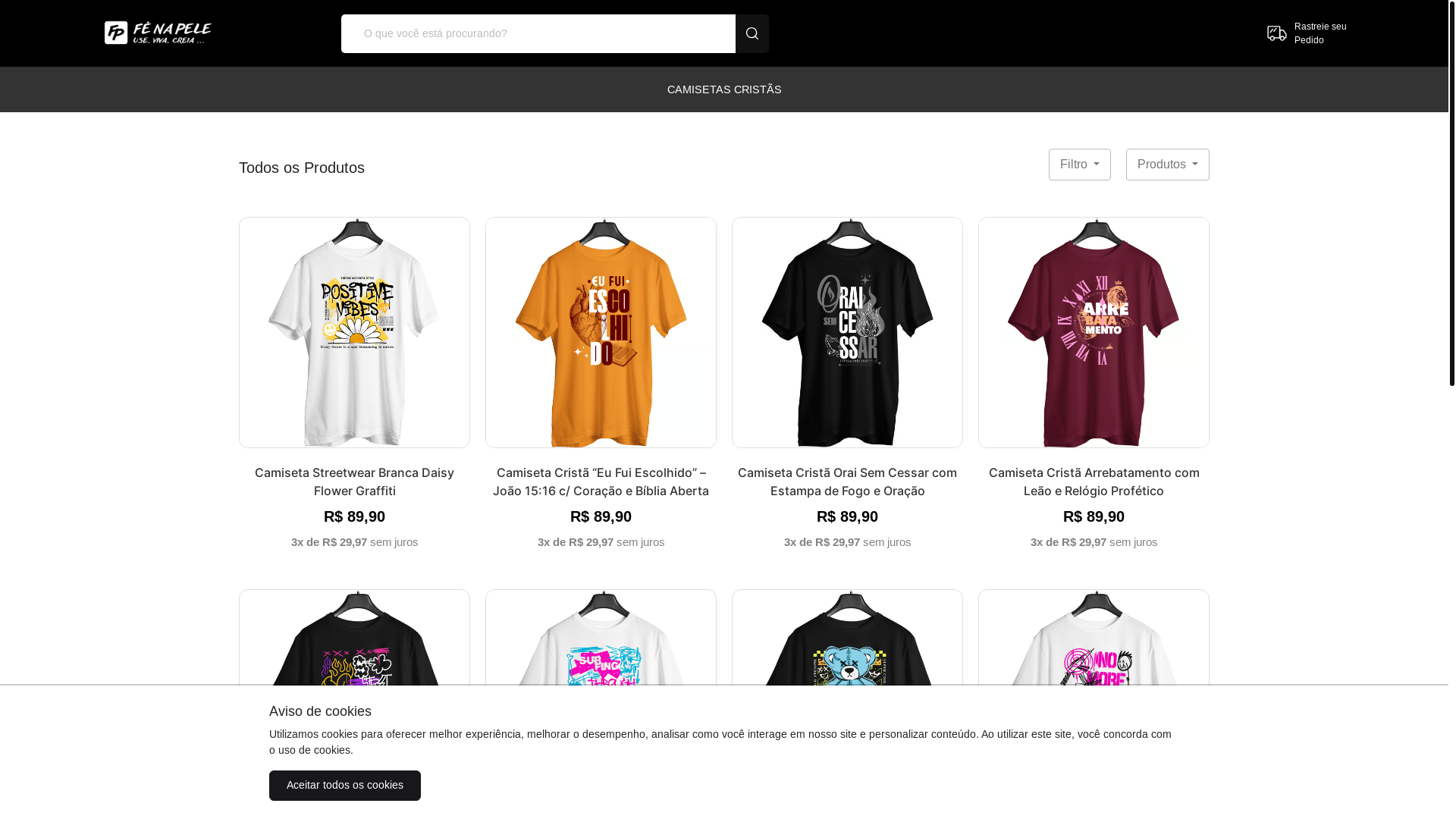 website screenshot of https://fenapele.com/