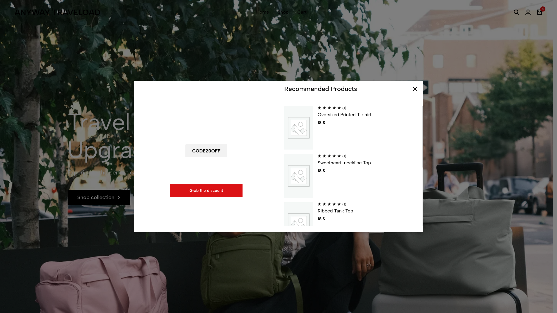 website screenshot of https://anyway-traveload.com/