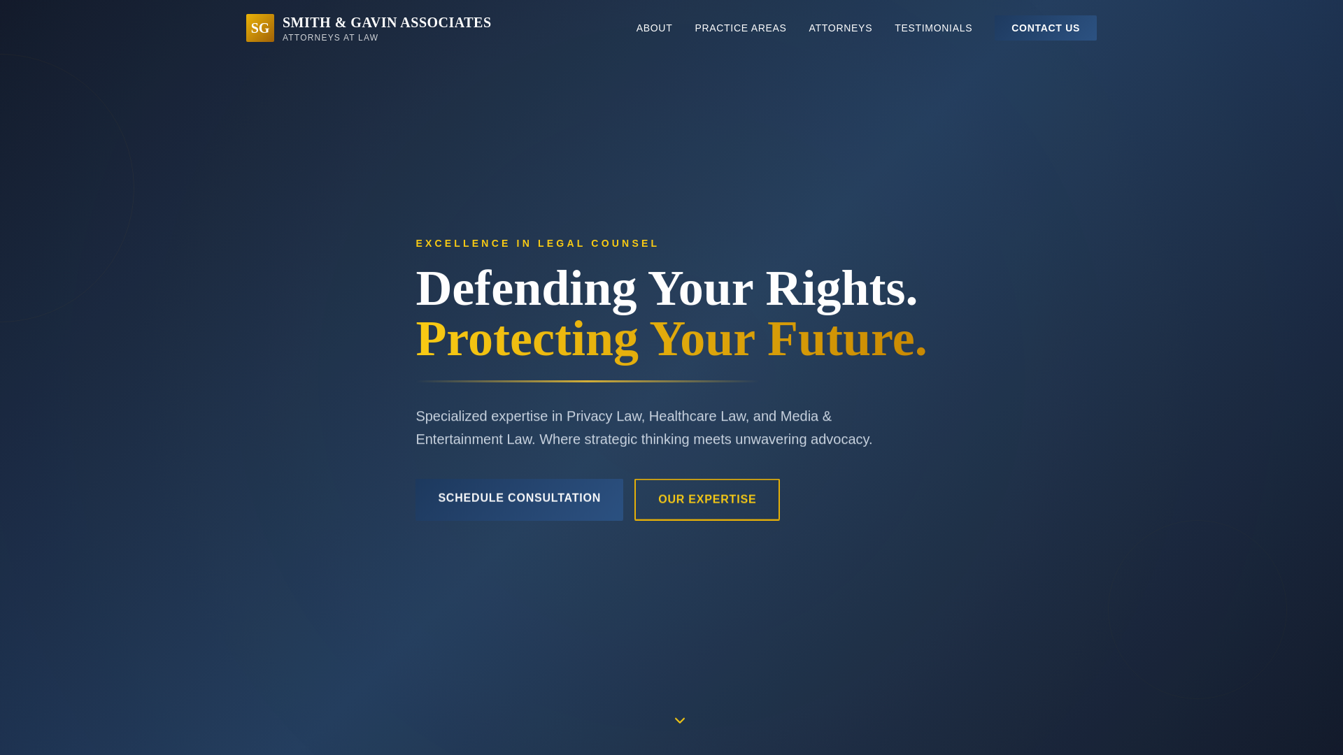 website screenshot of https://psmithandhgavinassociates.com/