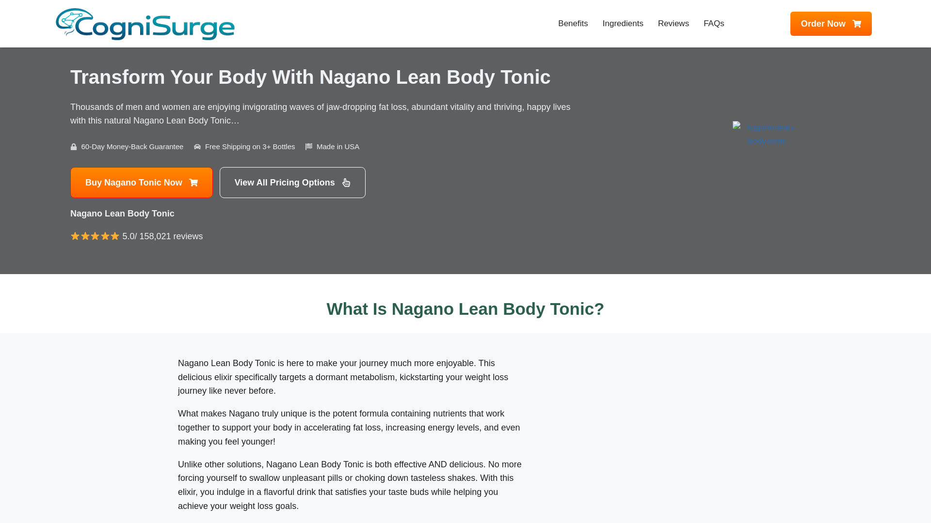 website screenshot of https://cognisarge.com/