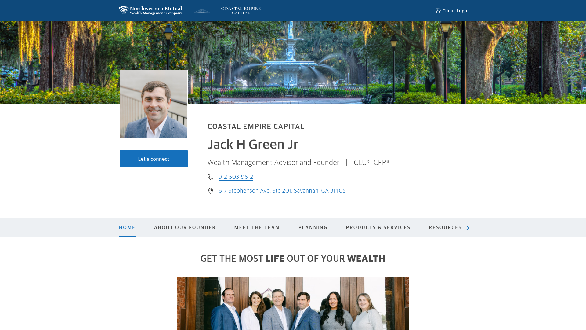 website screenshot of https://coastalempirecapital.com/