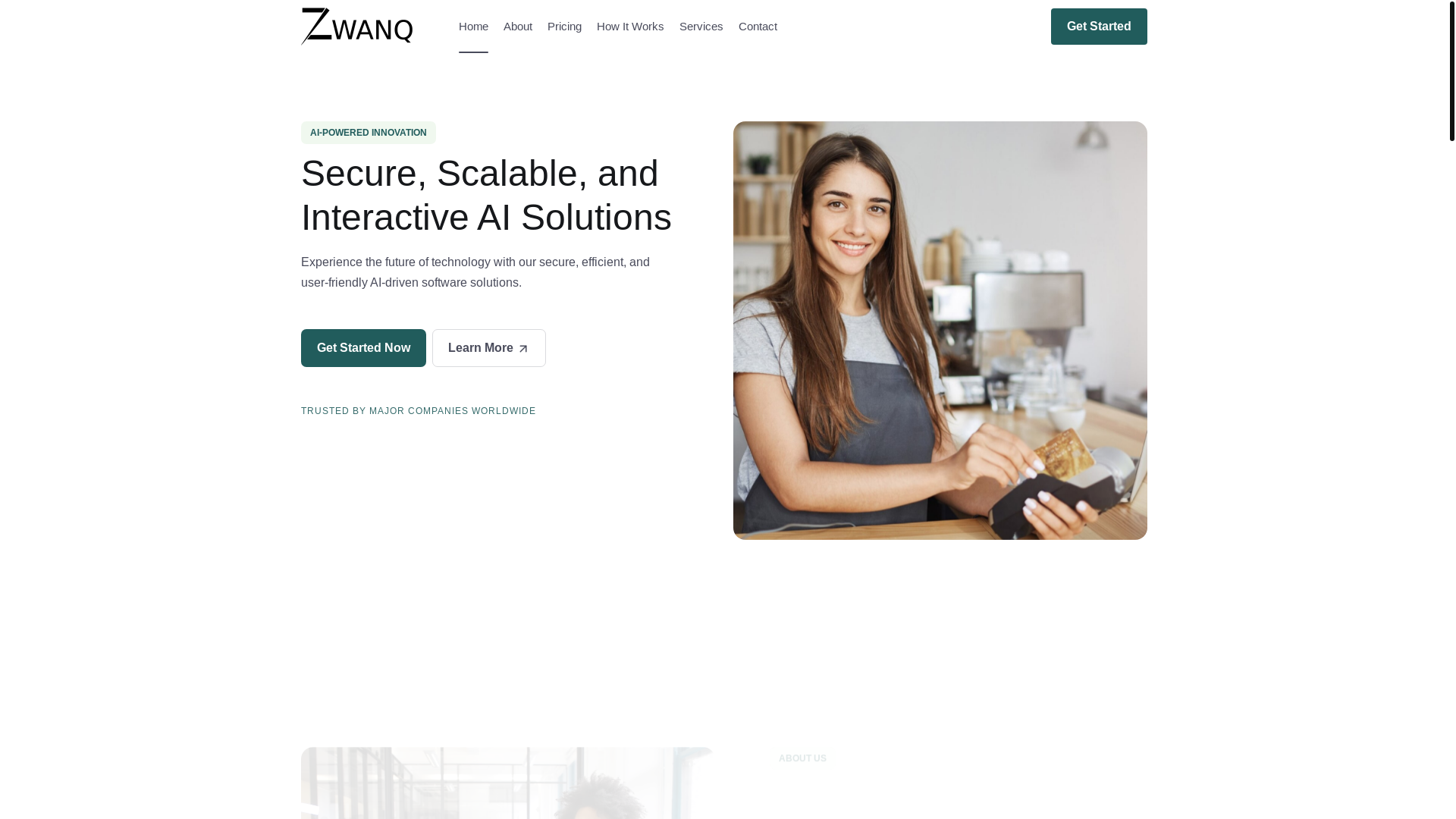 website screenshot of https://zwanq.pages.dev/